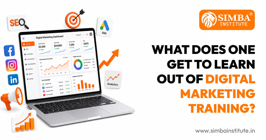 what does one get to learn out of digital marketing training