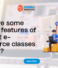 What are some notable features of the best e- commerce classes in Surat?