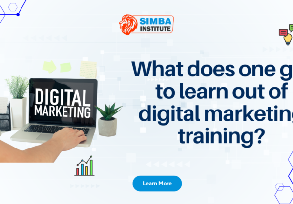 What does one get to learn out of digital marketing training?