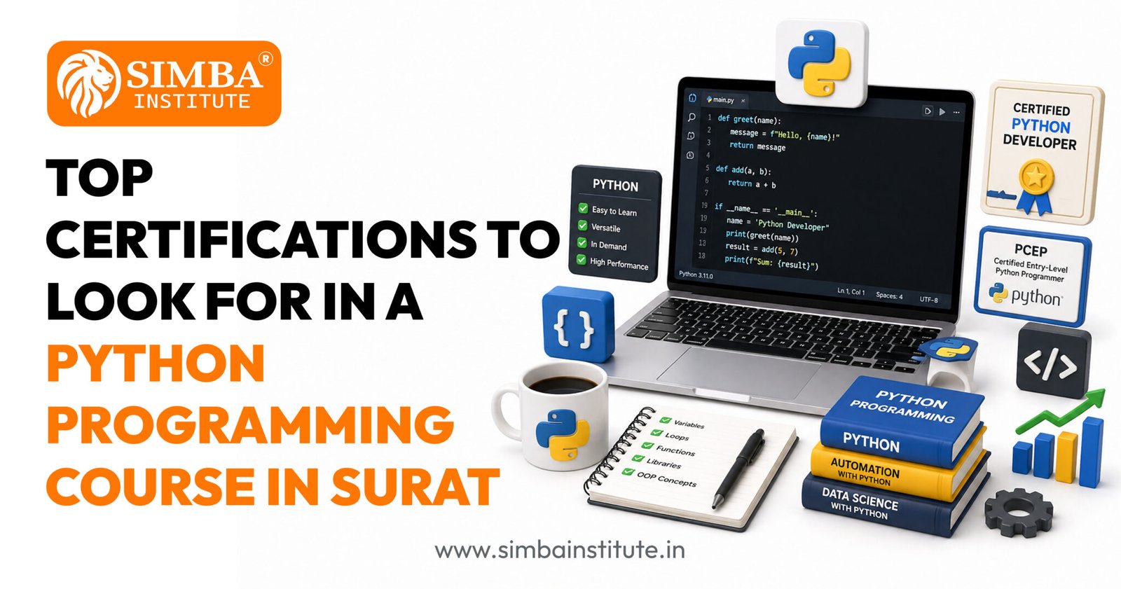 full bundle - python programming tests & reviews by... Top certifications to look for in a Python programming course in Surat ...